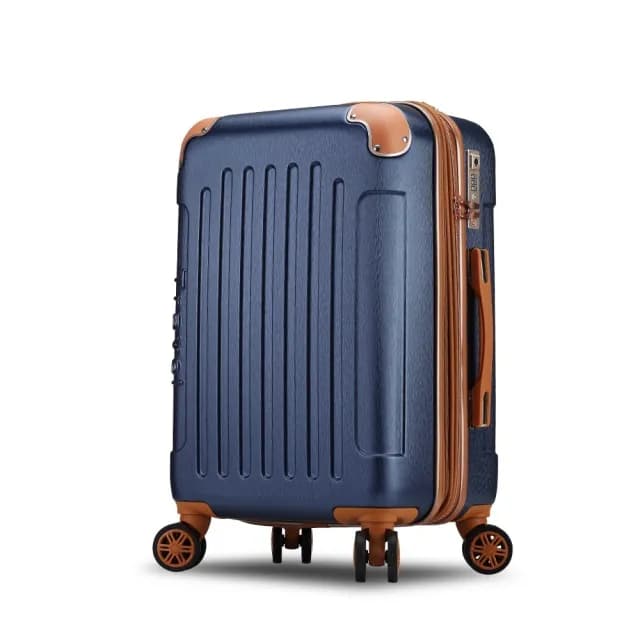 【Bogazy】復刻彼卡 29吋海關鎖可加大行李箱(藍色)