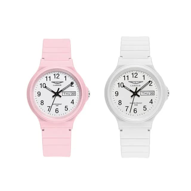 【CS22】夜光功能日期學習手錶(指針式石英手錶)