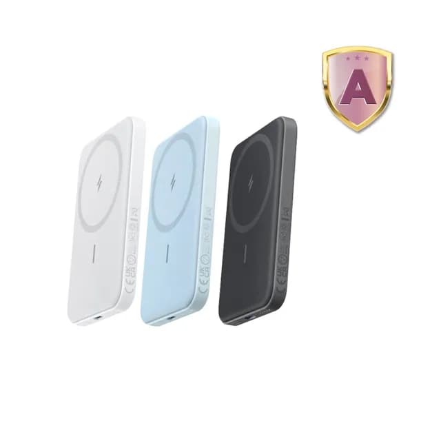 【ANKER】官方授權直營 A1610 磁吸行動電源 5000mAh(黑/白/藍/Magsafe/1.1cm極輕薄/Wh標示)