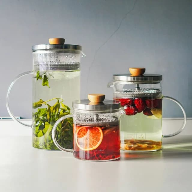 【Driver】冷熱兩用沖茶壺-1200ml(泡茶壺 沖茶壺 熱茶壺 沏茶壺 冷水壺 耐熱玻璃壺 玻璃壺 沖泡茶壺)