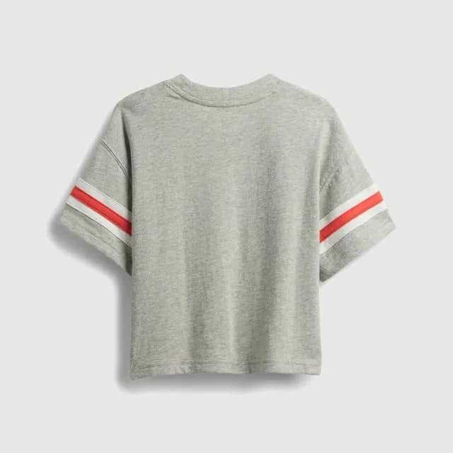【GAP】男幼童裝 Gap x Marvel漫威聯名 純棉印花圓領短袖T恤-灰色(779230)