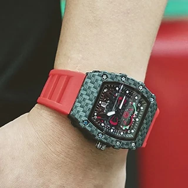 【KT DADA】雙11 夜光手錶 防水手錶 男生手錶 錶 腕錶男 矽膠錶帶 指針式 運動手錶 潮流 石英錶