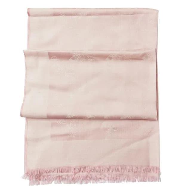 【COACH】C LOGO羊毛混桑蠶絲巾圍巾禮盒(多色選一)