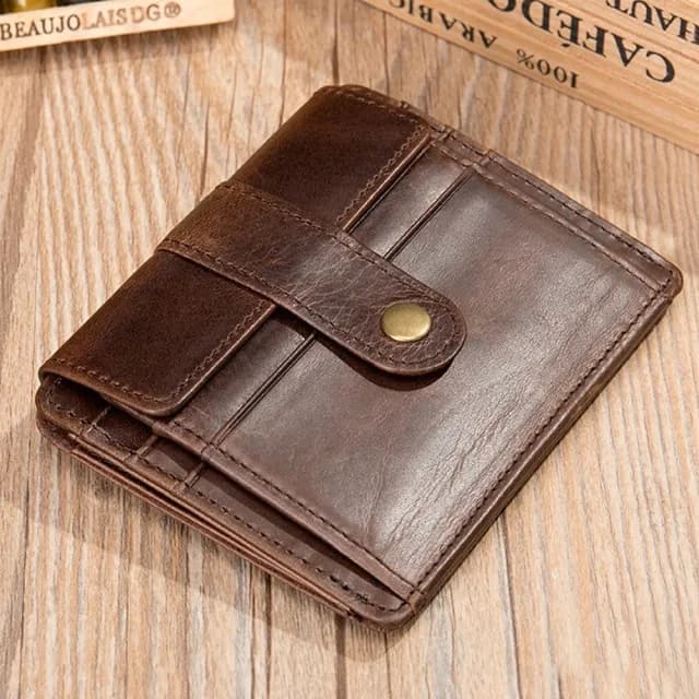 【LEEHER】雙11 多卡位/真皮卡夾/牛皮零錢包/零錢包/二折卡夾/收納包/短夾/短款錢包/皮夾/卡夾/