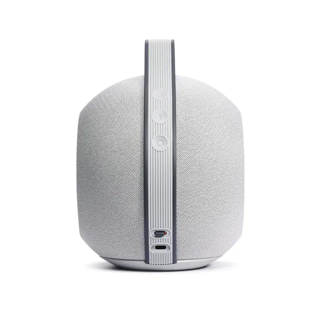 【DEVIALET】Mania 可攜式揚聲器 淺灰色(隨附充電底座版)