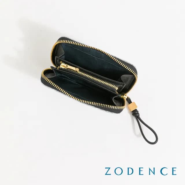 【ZODENCE 佐登司】PAINTING進口真皮印象藝術卡片零錢包(多色/真皮/2025新款上市)