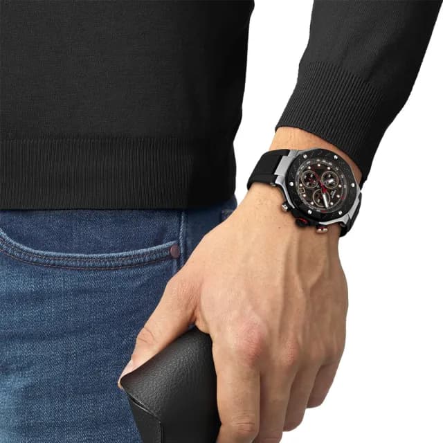 【TISSOT 天梭 官方授權】T-RACE MOTOGP 限量 計時石英腕錶 畢業禮物 送禮 推薦(T1414172708100)
