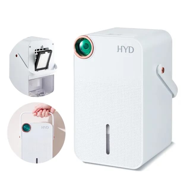 【HYD】小綠光2.0 UV-C電子式除濕機D-291(迷你可置於桌面.書櫃)