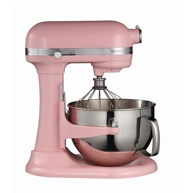 【KitchenAid】5.7公升6Q桌上型攪拌機-升降型(香檳粉 福利品)