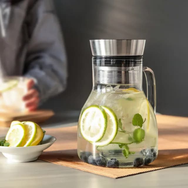 【Driver】甘丹茶壺-1000ml(專利設計 功夫茶具 泡茶壺 沖茶壺 熱茶壺 沏茶壺 冷泡茶 耐熱玻璃壺)