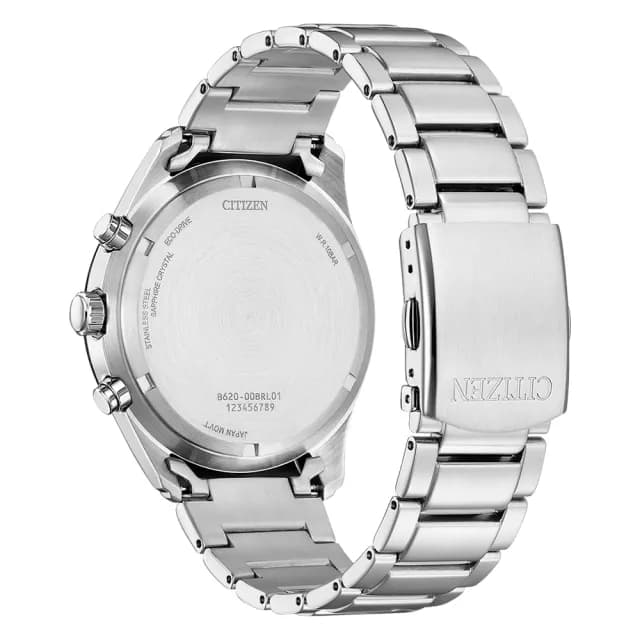 【CITIZEN 星辰】Chronograph系列 時尚光動能計時腕錶 七夕 情人節 送禮 推薦(CA4674-58A)