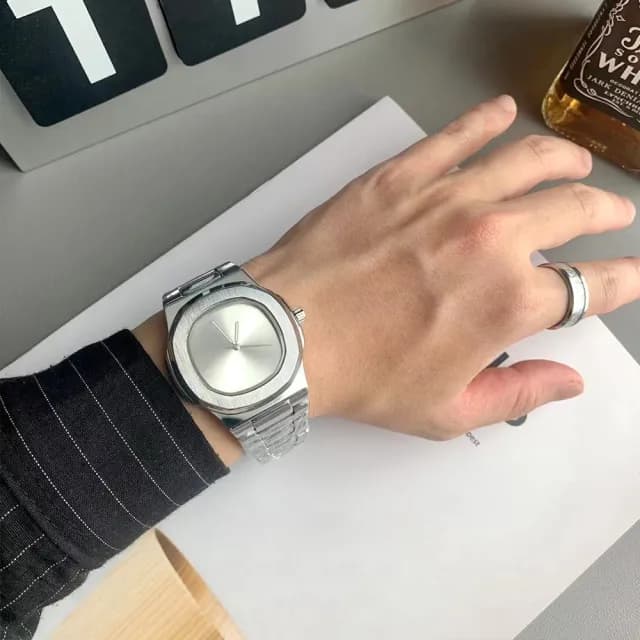 【LEEHER】鈦合金手錶/高級腕錶/男腕錶/休閒錶/商務錶/石英錶男錶/石英手錶/鋼帶手錶/防水