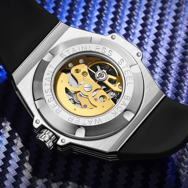 【KT DADA】學生手錶 考試錶 手錶 機械手錶 矽膠錶帶 防水包 手錶 運動手錶 圓形手錶 自動