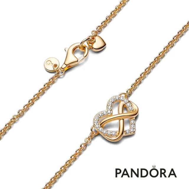 【Pandora 官方直營】無限璀璨愛意項鏈