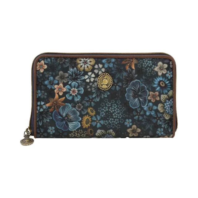 【PIP STUDIO】買一送一。買包送品牌精選提袋│Wally 碎花長夾/錢包-Tutti i Fiori Blue
