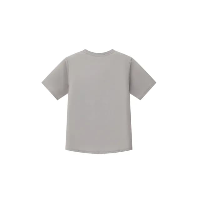 【GIORDANO 佐丹奴】童裝涼感運動短袖上衣 G-MOTION系列(14 淺灰)
