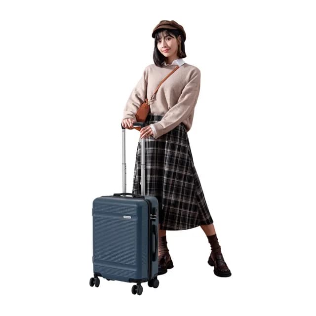 【KINYO】20吋輕鬆裝極簡行李箱 旅行箱 拉桿箱(KLG-1985)