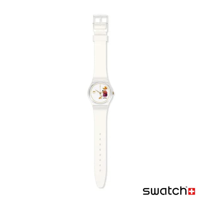 【SWATCH】HOW MAJESTIC 經典手錶/男錶/女錶/瑞士製造 GZ711(34mm)