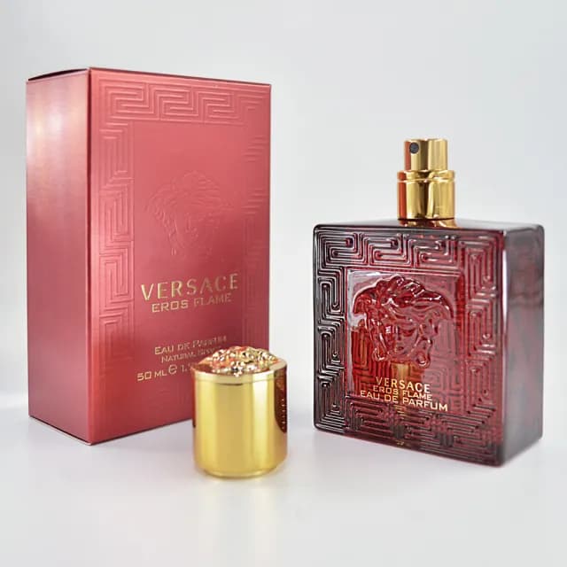 【VERSACE 凡賽斯】愛神火焰男性淡香精 50ml(Eros Flame 平行輸入)