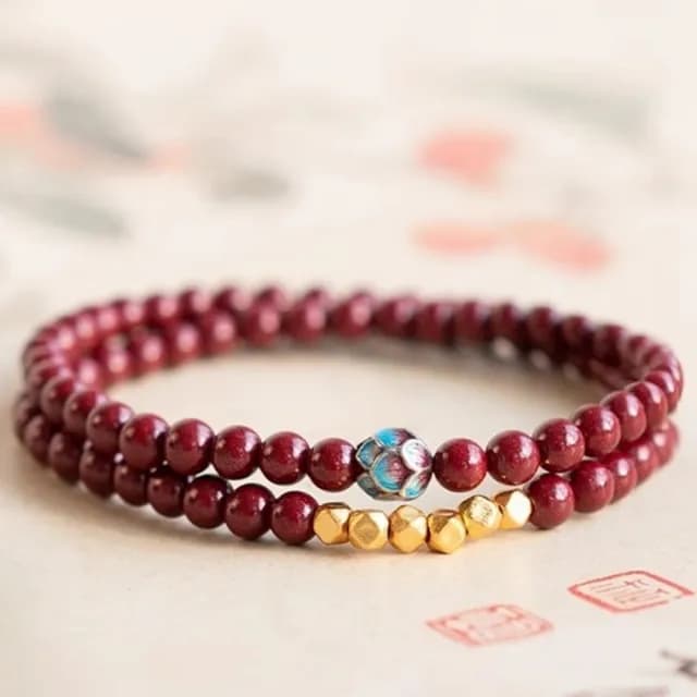 【巴黎精品】現貨秒發 硃砂手鍊朱砂手鏈平安硃砂手珠息災擋煞(生肖防小人轉運除穢淨化招財開運2款a1gi23)
