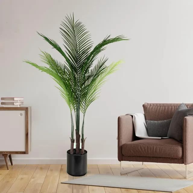 【POKO】仿真景觀樹散尾葵 高仿真160公分大型盆栽(針葵樹 景觀室內外裝飾 人工植物 家居 園藝 裝飾造景)