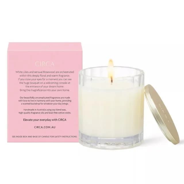【Circa Home】百合花梨木 大豆蠟燭 350g(限定商品)