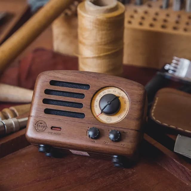 【MUZEN】OTR經典復刻藍牙音響收音機-經典版(胡桃木/玫瑰木   新年禮物 耶誕禮物)