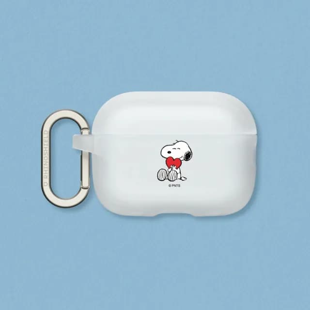 【RHINOSHIELD 犀牛盾】AirPods Pro2/Pro/第4/3/2/1代 無線耳機保護殼/史努比-愛心Snoopy(Snoopy)