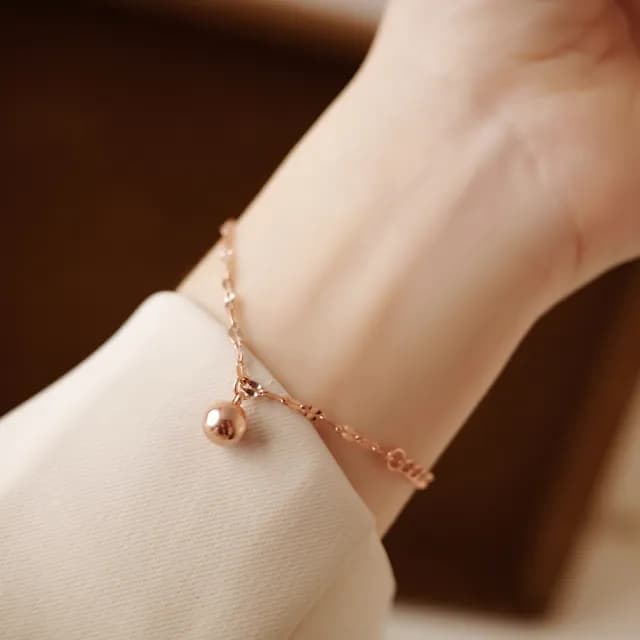 【UME.Acce】雙11 小圓球瓦片鏈鈦鋼手鍊(手鍊 鈦鋼 鈦鋼手鍊 小圓珠 小圓珠手鍊 圓珠 瓦片鏈)