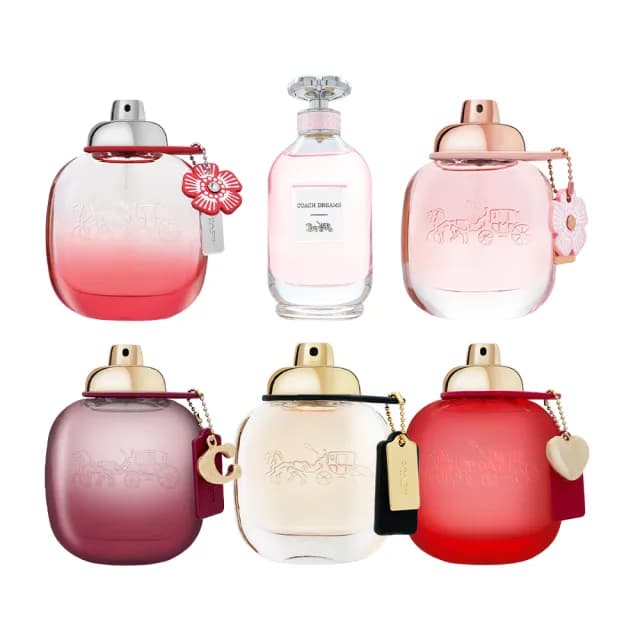 【COACH】女性淡香精 90ml 多款任選(專櫃公司貨/時尚經典/逐夢/嫣紅芙洛麗/曠野玫瑰)