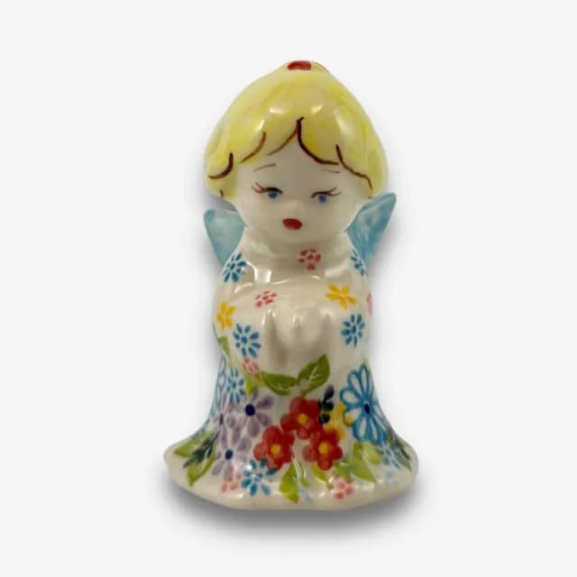 【SOLO 波蘭陶】波蘭製 Vena 波蘭陶 9CM 天使擺飾 裝飾 聖誕節 禮物