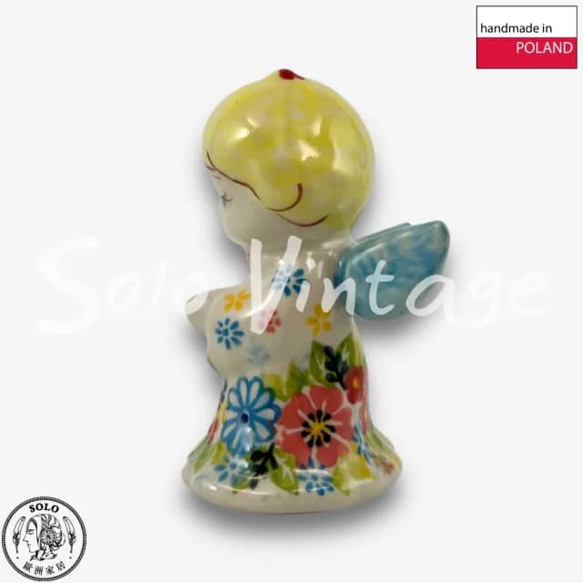 【SOLO 波蘭陶】波蘭製 Vena 波蘭陶 9CM 天使擺飾 裝飾 聖誕節 禮物