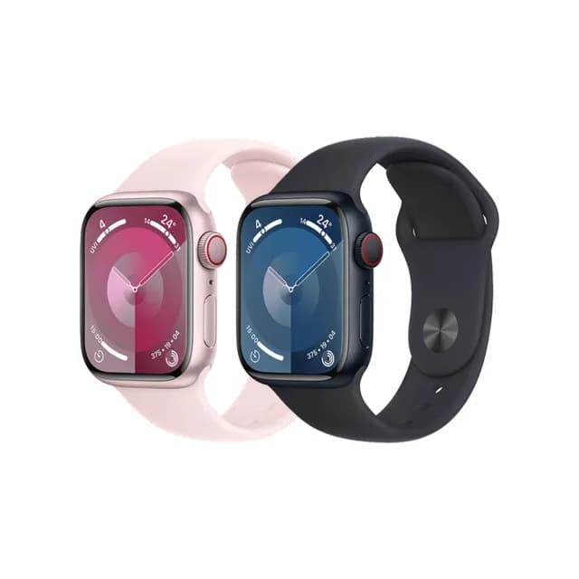【Apple】Apple Watch S9 GPS+行動網路 45mm(鋁金屬錶殼)