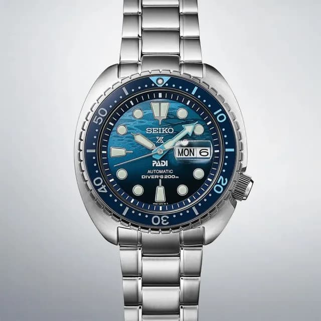 【SEIKO】Prospex PADI 海龜特別版 200米機械錶  禮物  手錶(4R36-06Z0F)