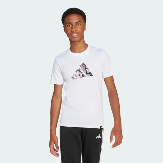 【adidas 愛迪達】短袖上衣 T恤 童裝 JI6672
