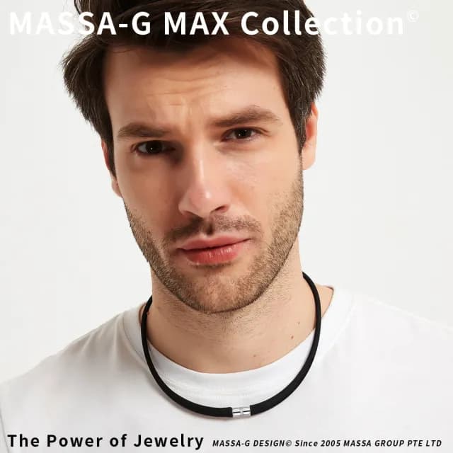 【MASSA-G】Pro One鍺鈦能量項圈晶簡款(買一送一超值組)