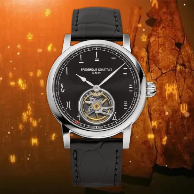 【CONSTANT 康斯登】35週年限量甲骨文機械錶-39mm 男錶 父親節禮物(FC-930BI3H6)