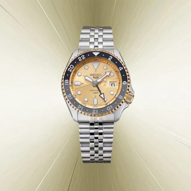 【SEIKO 精工】5 Sports系列 台灣70週年 GMT機械腕錶 父親節 禮物  送禮 推薦(SSK044K1/4R34-00M0K)