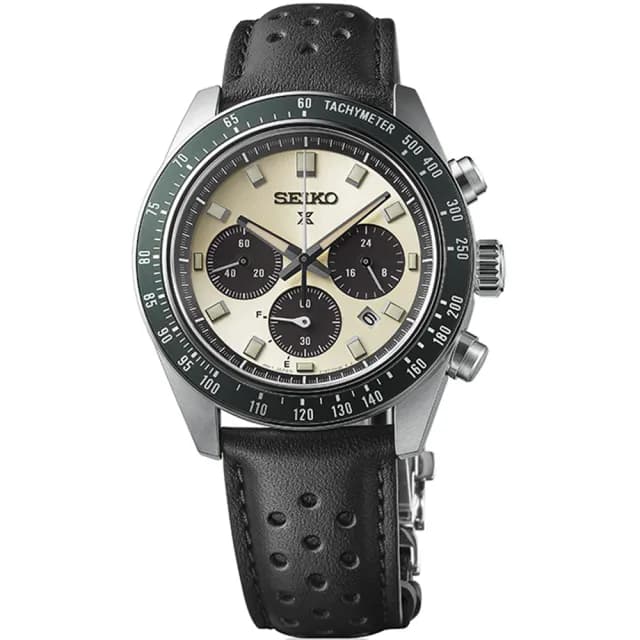 【SEIKO 精工】Prospex Speedtimer 太陽能三眼計時手錶 新年 禮物 推薦(SSC943P1/V192-0AH0F)