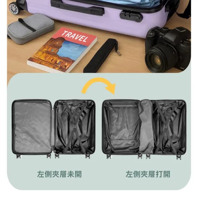 【American Explorer 美國探險家】28吋 行李箱 旅行箱 大容量 輕量 硬殼 拉桿箱 霧面防刮 雙排輪 R65