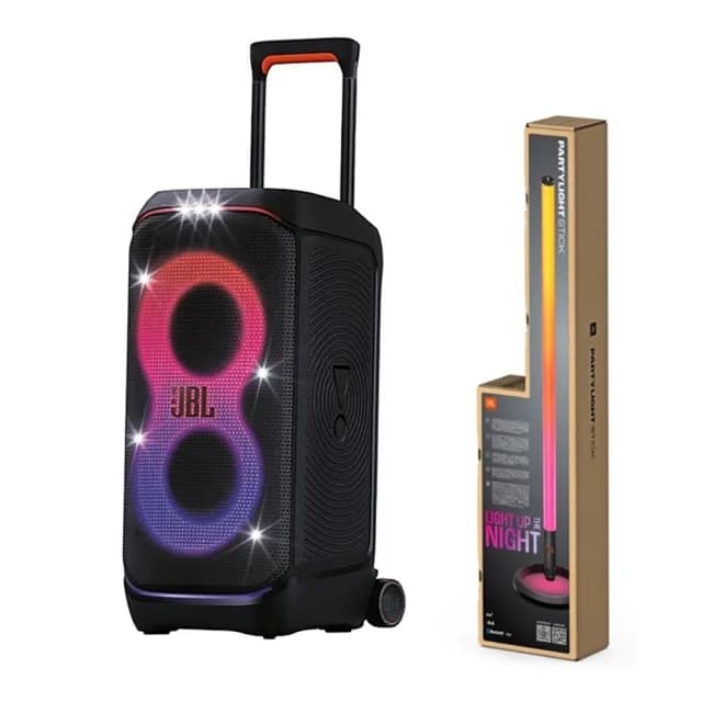 【JBL】PartyBox 320 便攜式可更換式電池 派對藍牙喇叭(贈PARTYLIGHT 派對燈柱)