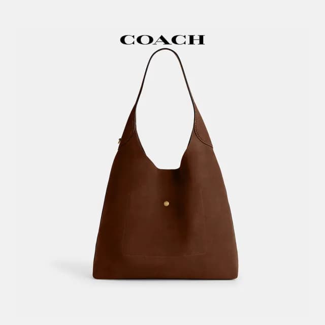 【COACH】蔻馳官方直營 BROOKLYN 39 單肩手袋-B4/Warm Brown(CW636)