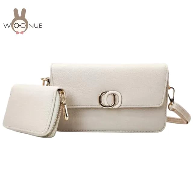 【WOONUE】專櫃高質感輕旅多功能簡約側背包側肩包斜背包(情人老婆聖誕女兒母親生日節禮物)