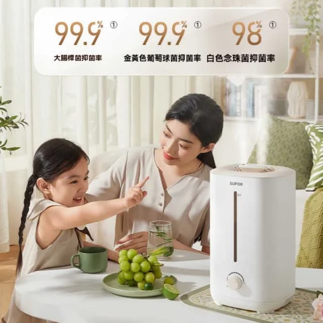 【巨匠】加濕器 4.5L加濕器 家用加濕器 空氣凈化器 加濕一體造霧器 超聲波加濕器 靜音加濕器(小型加濕器)