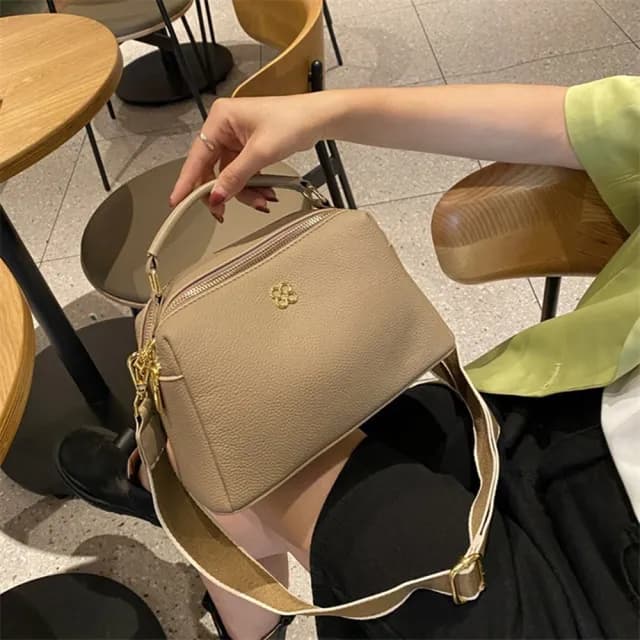 【紐約精品】情人節禮物 真皮手提包真牛皮手拿包側背包單肩包隨身包(潮流女士時尚洋氣女包包5色a1kd83)