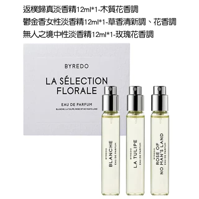 【BYREDO】淡香精旅行組12mlx3入/盒任選1款(城市游牧/花香協奏-國際航空版)