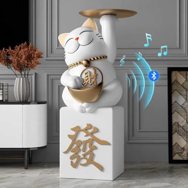 【巨匠】擺件 可存取落地擺件 居家裝飾 大型招財落地擺件 客廳店鋪門口裝飾品 喬遷新居禮物(落地擺件)