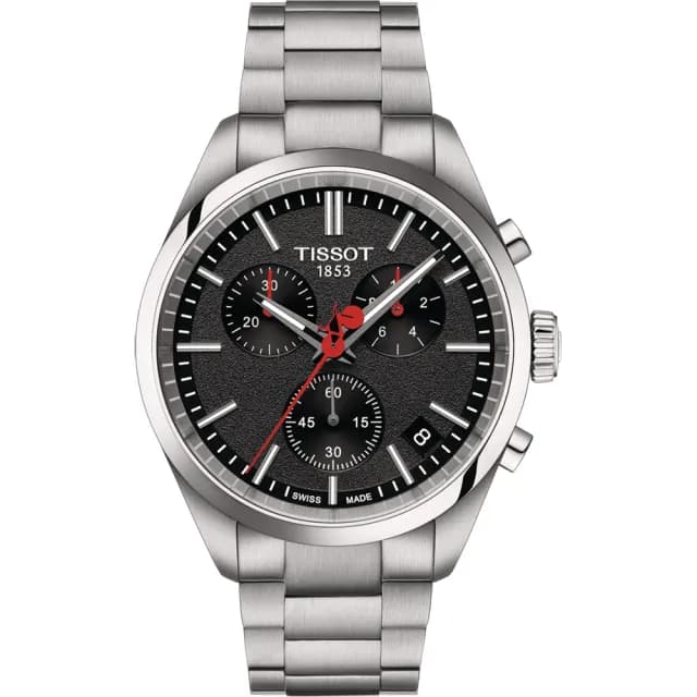 【TISSOT 天梭】PR100 特別版 環西自由車賽石英計時手錶-40mm 禮物 推薦(T1504171105101)