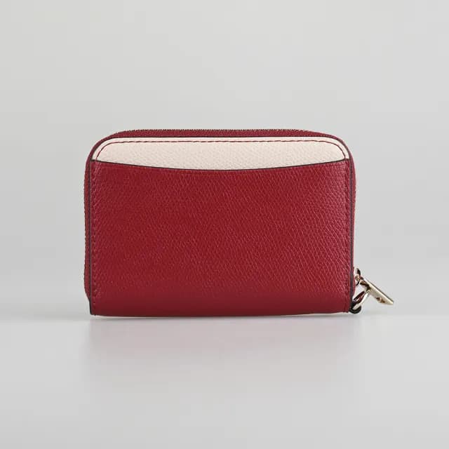 【FURLA 芙拉】FURLA Camelia拉鍊2卡零錢包(紅)