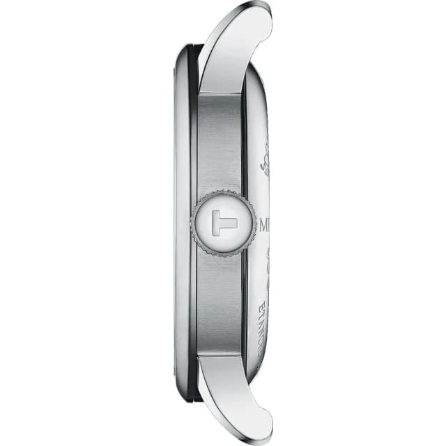 【TISSOT 天梭】Le Locle 力洛克80小時動力儲存機械錶-藍/39mm 七夕 情人節禮物(T0064071104300)